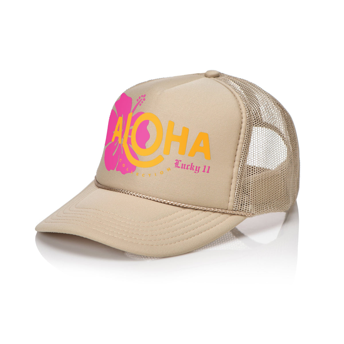 Trucker Hat | ALOHA Hibiscus