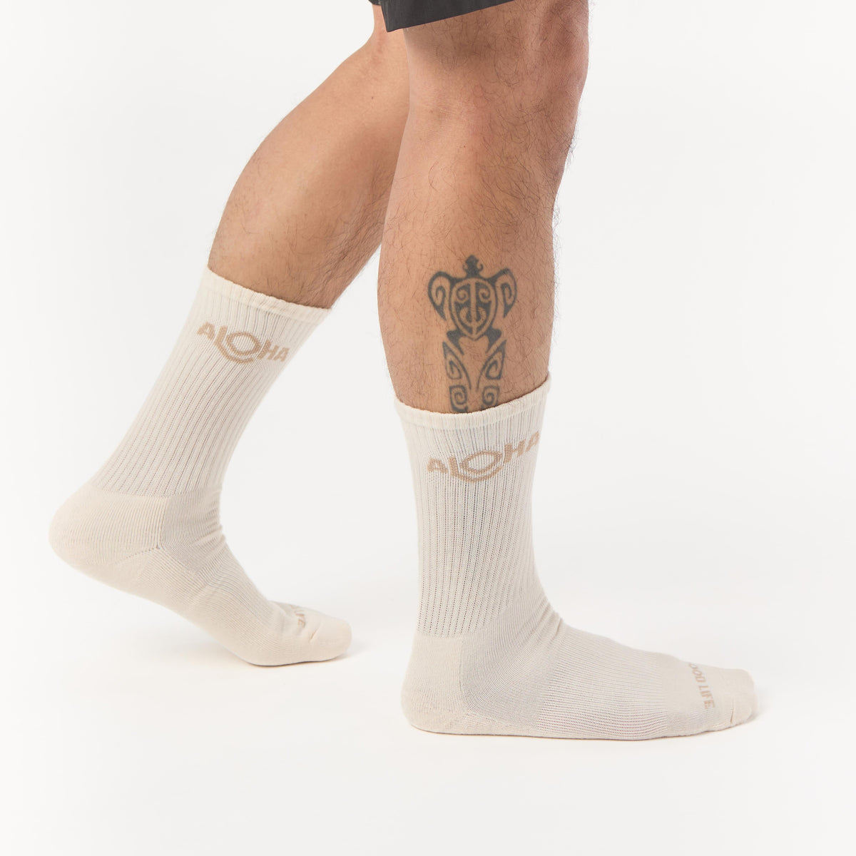Crew Socks | ALOHA Logo