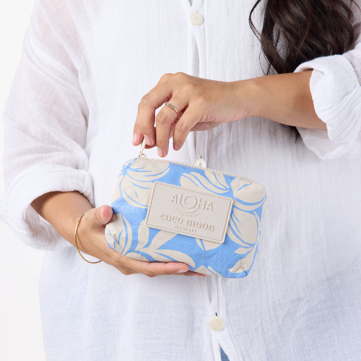 Mini Pouch | Plumeria Dreams by Coco Moon