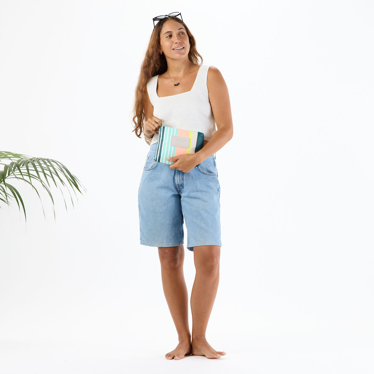 Small Pouch | Playa Stripes