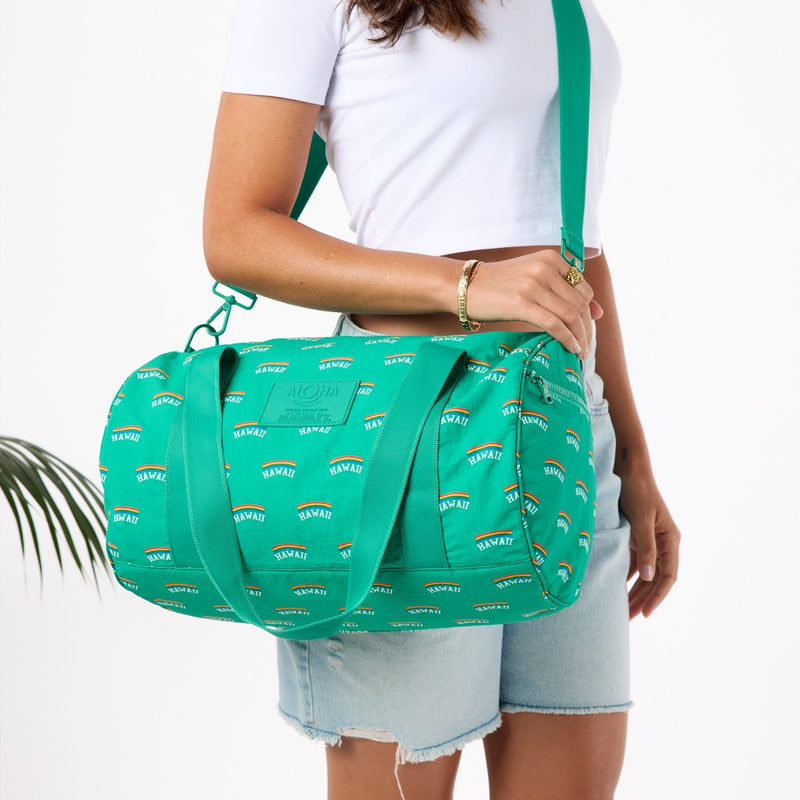 Keep It Light Sporty Duffle | UH Vintage Rainbow