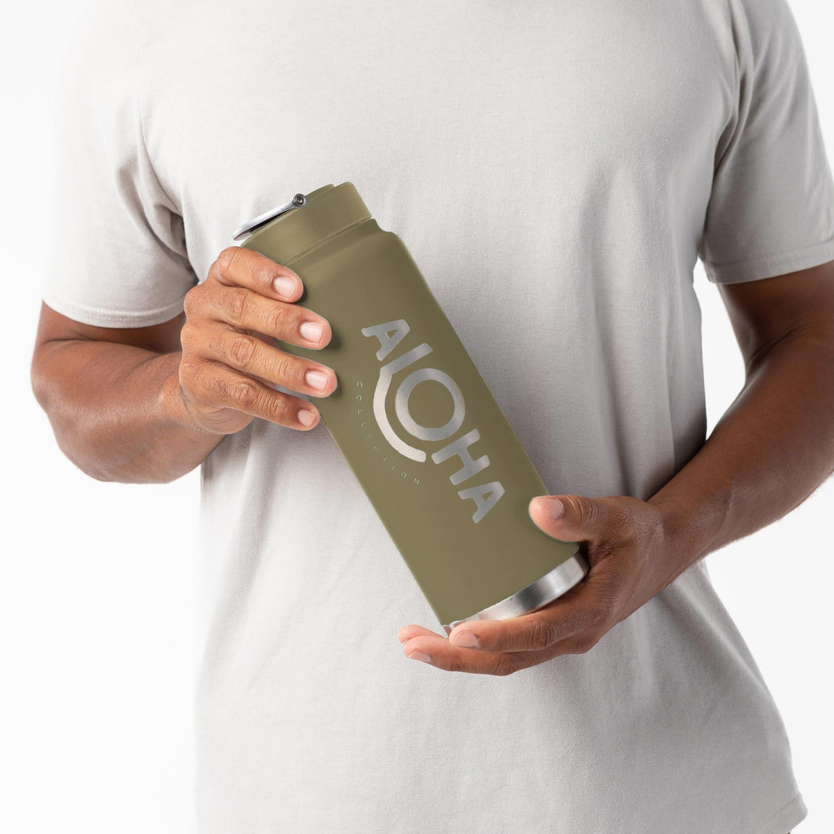 Mizu Water Bottle | ALOHA Logo